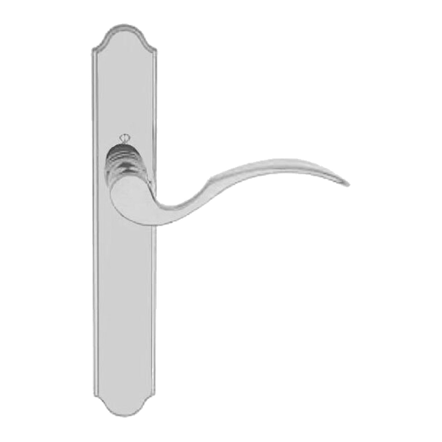 HOPPE Multipoint Handle Set with Munchen Dummy Lever Satin Nickel - HOPPE Multipoint Handle Set with Munchen Dummy Lever Satin Nickel