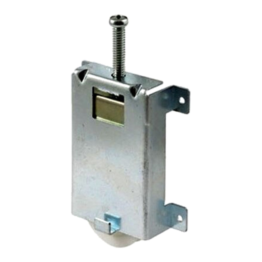 Mirror Closet Door Roller 1-1/2 Inch Nylon Concave Wheel Bottom - Mirror Closet Door Roller 1-1/2 Inch Nylon Concave Wheel Bottom