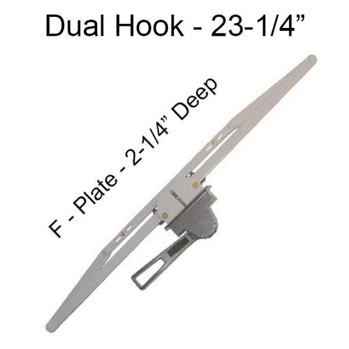 Truth Operator, Dual Hook, Lever, 23-1/4” - Longer F Plate - Truth Operator, Dual Hook, Lever, 23-1/4” - Longer F Plate
