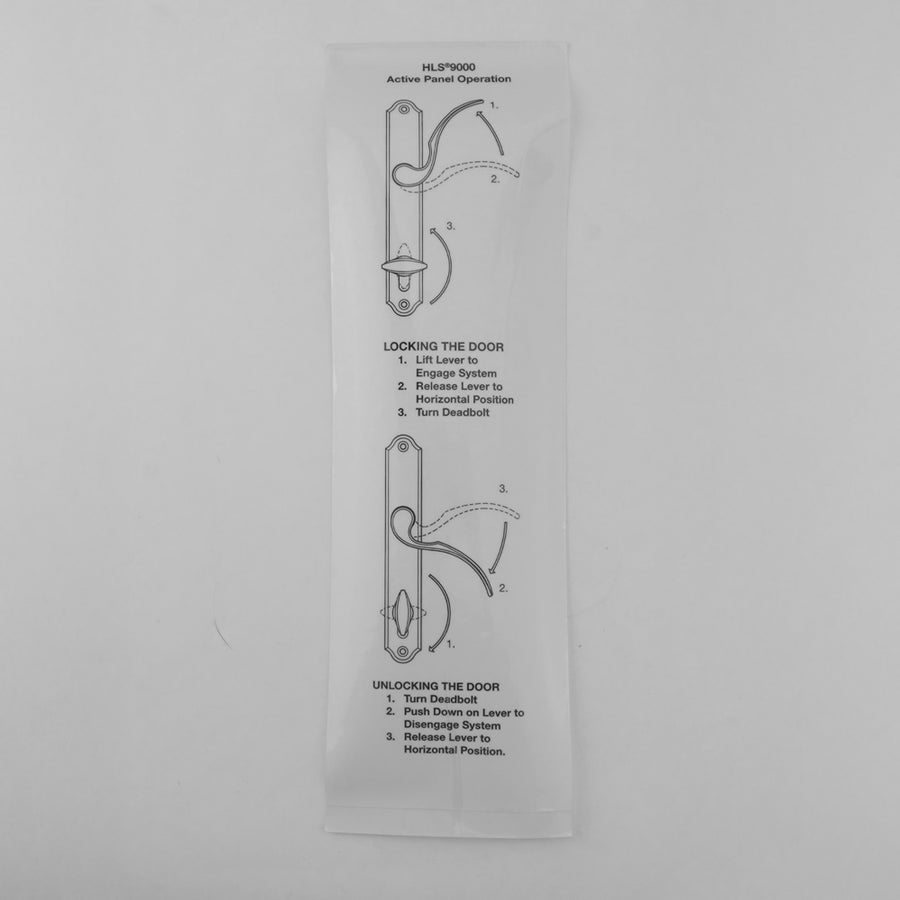 HLS9000 SWD Multipoint Operational Sticker, Right Hand, English, 3.5