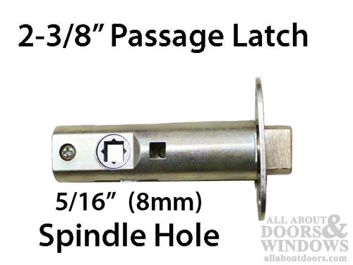 Latch Passage 2-3/8 Spring latch - Select Faceplate - Latch Passage 2-3/8 Spring latch - Select Faceplate