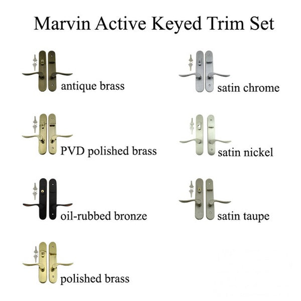 Marvin Door Handle Active Keyed Multipoint Lock Door Handle Dark Bronze Handle - Marvin Door Handle Active Keyed Multipoint Lock Door Handle Dark Bronze Handle