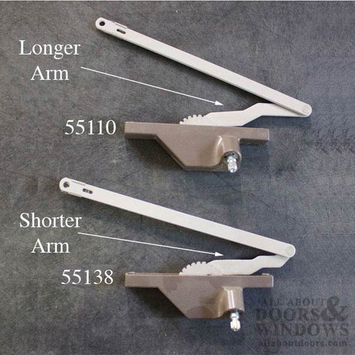 Dyad Operator, Rear Mount, 5 inch hole spacing, 10-7/8 Reach, LH - Dyad Operator, Rear Mount, 5 inch hole spacing, 10-7/8 Reach, LH