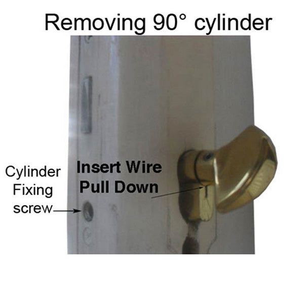 45.5/35.5 New Style HOPPE Non-Logo Active 90 Keyed Profile Cylinder Lock - 45.5/35.5 New Style HOPPE Non-Logo Active 90 Keyed Profile Cylinder Lock