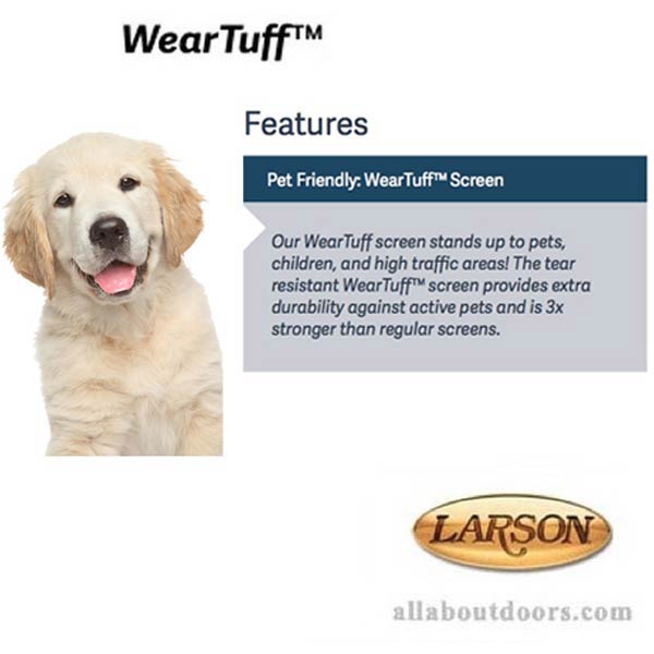 Larson Classic-View Metal-Tech Reversa Screen Storm Door - Larson Classic-View Metal-Tech Reversa Screen Storm Door