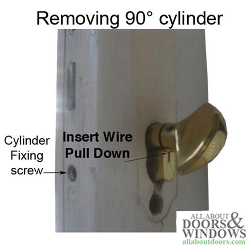 31.5/60.5 New Style HOPPE Non-Logo 90° Keyed Profile Cylinder Lock, Solid Brass - 31.5/60.5 New Style HOPPE Non-Logo 90° Keyed Profile Cylinder Lock, Solid Brass