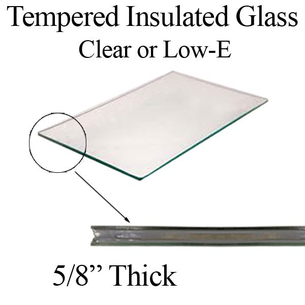 Tempered Patio Glass, 34 x 76 x 5/8 inch - Tempered Patio Glass, 34 x 76 x 5/8 inch