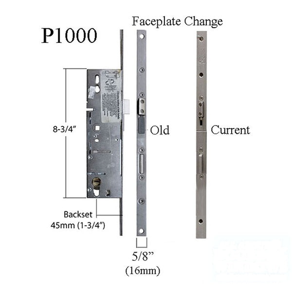 Integrity Active 45/92 Multipoint Lock, CN 6-8, Shootbolt - Stainless Steel - Integrity Active 45/92 Multipoint Lock, CN 6-8, Shootbolt - Stainless Steel