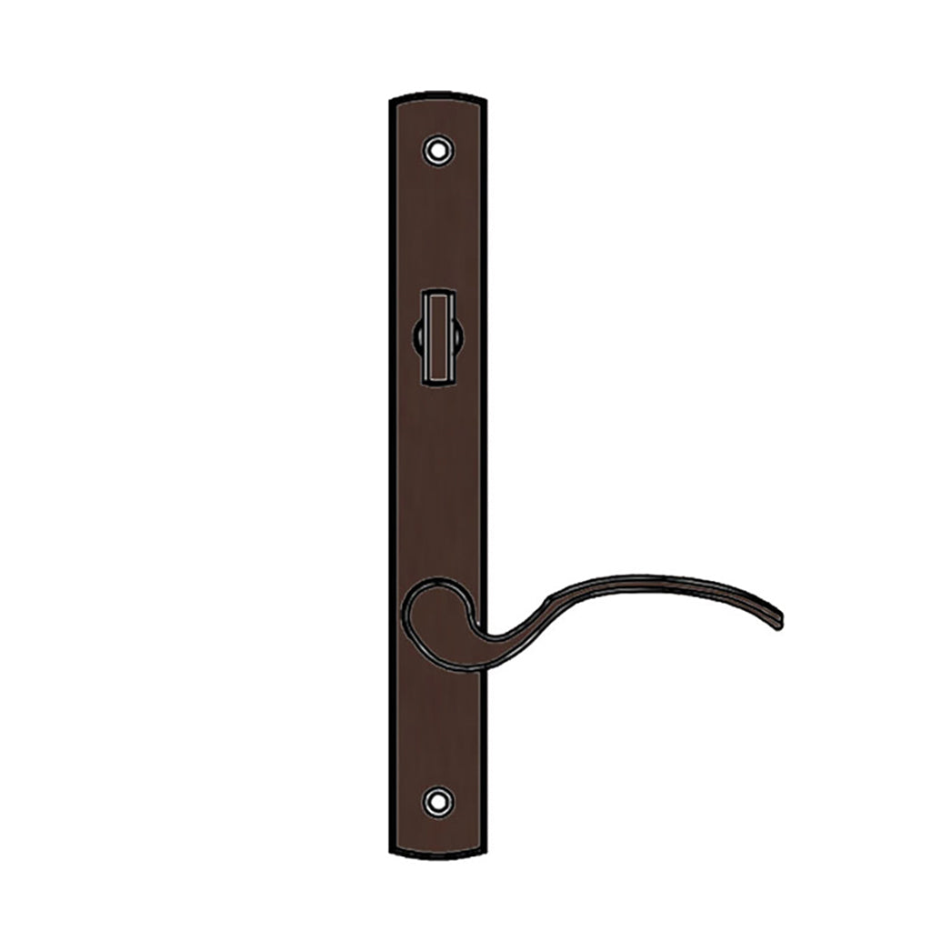 Truth Sentry Lock Handle Set, Traditional, Painted over Zinc, Faux Bronze - Truth Sentry Lock Handle Set, Traditional, Painted over Zinc, Faux Bronze