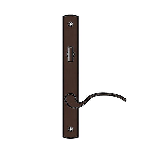 Truth Sentry Lock Handle Set, Traditional, Painted over Zinc, Faux Bronze - Truth Sentry Lock Handle Set, Traditional, Painted over Zinc, Faux Bronze