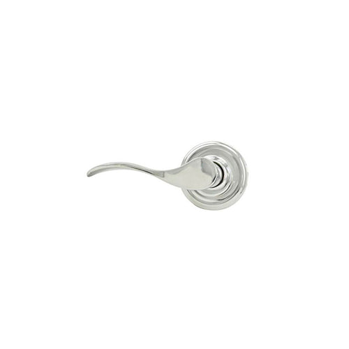 Weslock Bordeau Door Lever Left Handed Dummy Door Handle Set Bright Chrome - Weslock Bordeau Door Lever Left Handed Dummy Door Handle Set Bright Chrome