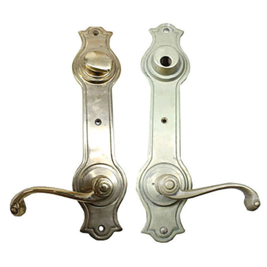 Weathershield Exterior Door Handleset Trim 6" Spacing