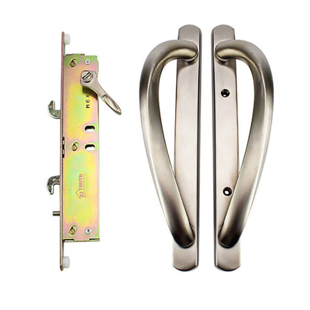 Andersen 100 Series Afton Sliding Door Handle - Satin Nickel - Andersen 100 Series Afton Sliding Door Handle - Satin Nickel