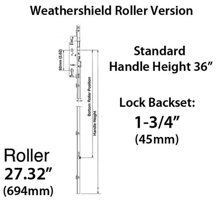16mm  45/92 Manual Version Rollers at 27.32