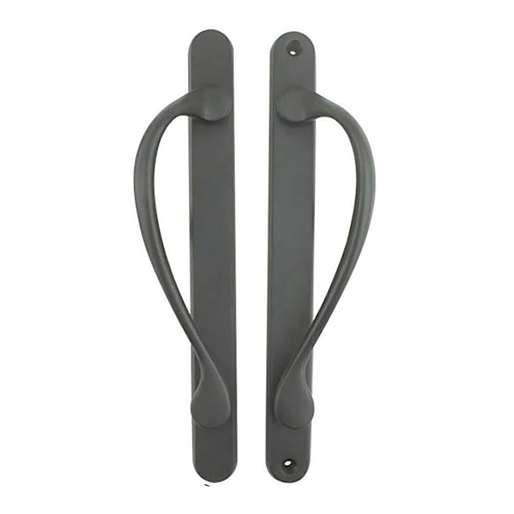 Marvin Active Non-Keyed, Narrow Sliding Door Handle, Center Thumb - PVD Oil Rubbed Bronze - Marvin Active Non-Keyed, Narrow Sliding Door Handle, Center Thumb - PVD Oil Rubbed Bronze