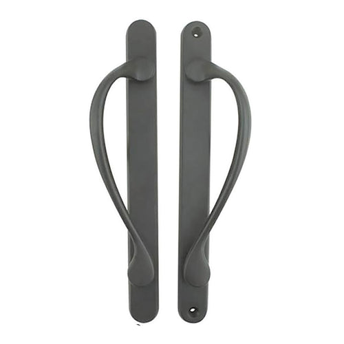 Marvin Active Non-Keyed, Narrow Sliding Door Handle, Center Thumb - PVD Oil Rubbed Bronze - Marvin Active Non-Keyed, Narrow Sliding Door Handle, Center Thumb - PVD Oil Rubbed Bronze