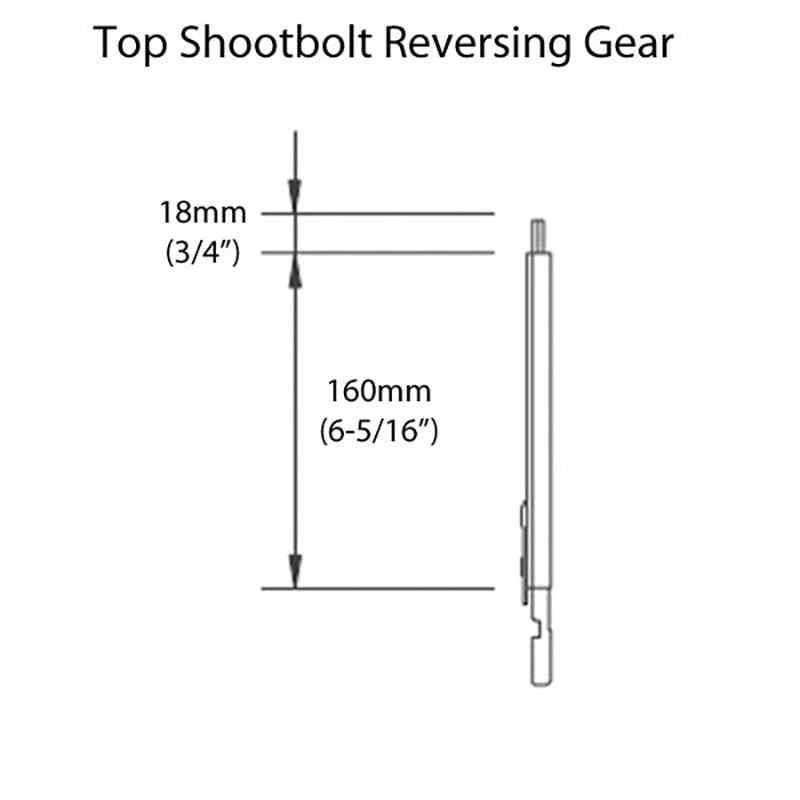 G-U Top Shootbolt Reversing Gear Choose Finish - G-U Top Shootbolt Reversing Gear Choose Finish