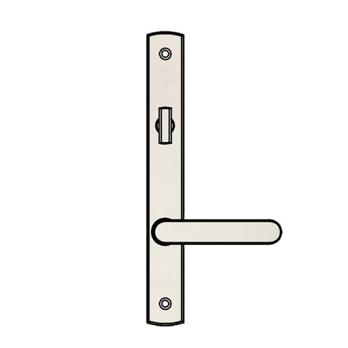 Truth Sentry Lock Handle Set, Contemporary, Decorative over Solid Brass, PVD Nickel - Truth Sentry Lock Handle Set, Contemporary, Decorative over Solid Brass, PVD Nickel