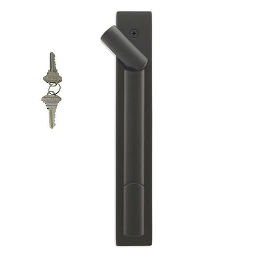Marvin Contemporary Keyed Handle, Ultimate Sliding French Door - O R Bronze PVD