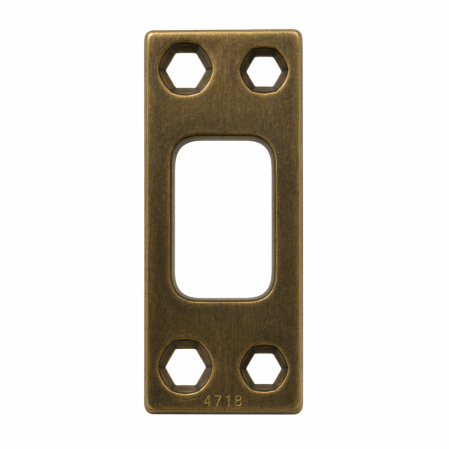 Strike Plate, Deadbolt, 4-Hole H.D. - Strike Plate, Deadbolt, 4-Hole H.D.