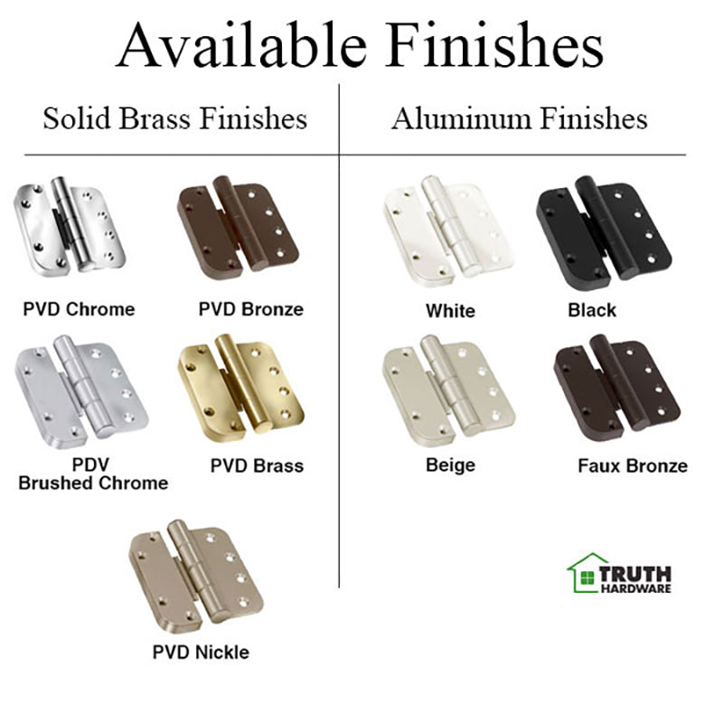 Truth Sentry Hinged Door Adjustable Set Hinge, RHO / LHI, 4 x 4 inches - Truth Sentry Hinged Door Adjustable Set Hinge, RHO / LHI, 4 x 4 inches