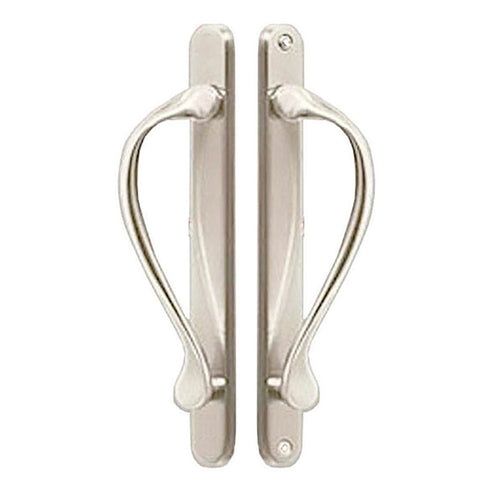 Marvin Inactive / Dummy Narrow Sliding Door Handle - Satin Chrome - Marvin Inactive / Dummy Narrow Sliding Door Handle - Satin Chrome