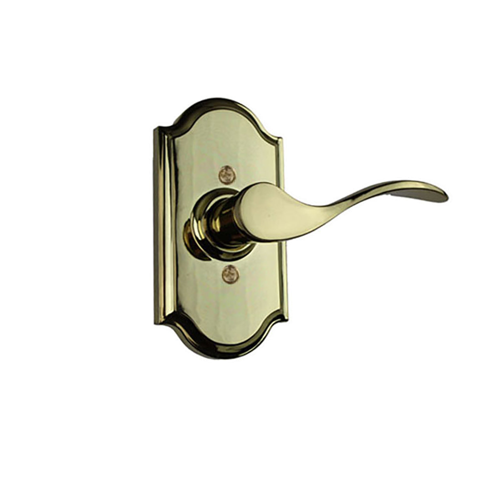 Weslock Bordeau Premier Dummy Door Lever Right Hand Polished Brass Dummy Handle - Weslock Bordeau Premier Dummy Door Lever Right Hand Polished Brass Dummy Handle