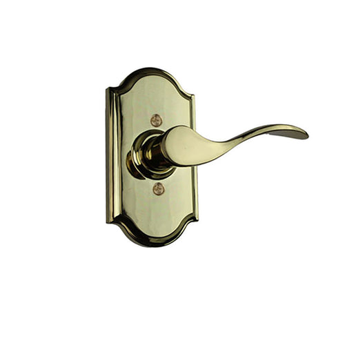 Weslock Bordeau Premier Dummy Door Lever Right Hand Polished Brass Dummy Handle - Weslock Bordeau Premier Dummy Door Lever Right Hand Polished Brass Dummy Handle