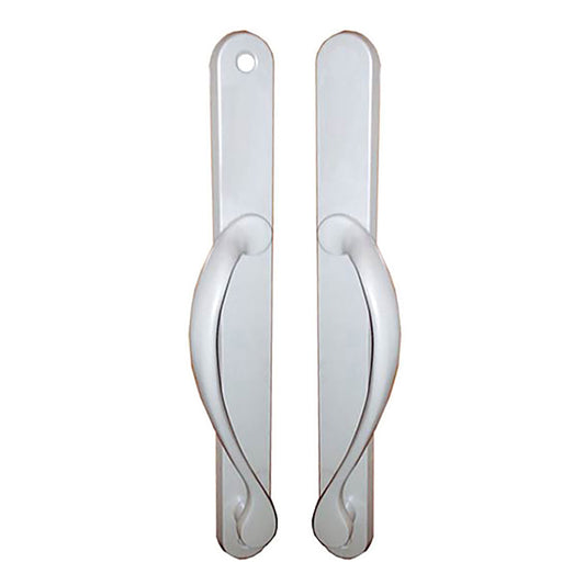 Marvin Narrow Traditional, Passive Sliding Patio Door Handle -  White