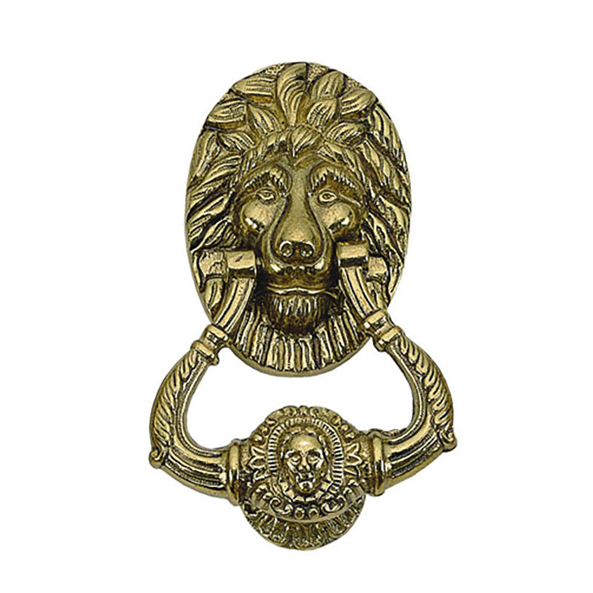 Lion Door Knocker 7-1/2
