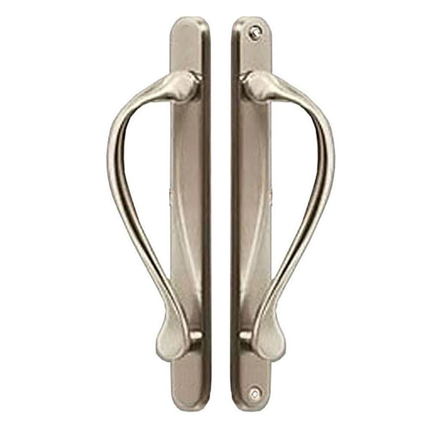 Marvin Inactive / Dummy Narrow Sliding Door Handle - PVD Satin Nickel - Marvin Inactive / Dummy Narrow Sliding Door Handle - PVD Satin Nickel