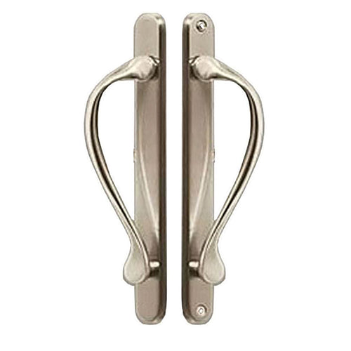 Marvin Inactive / Dummy Narrow Sliding Door Handle - PVD Satin Nickel - Marvin Inactive / Dummy Narrow Sliding Door Handle - PVD Satin Nickel