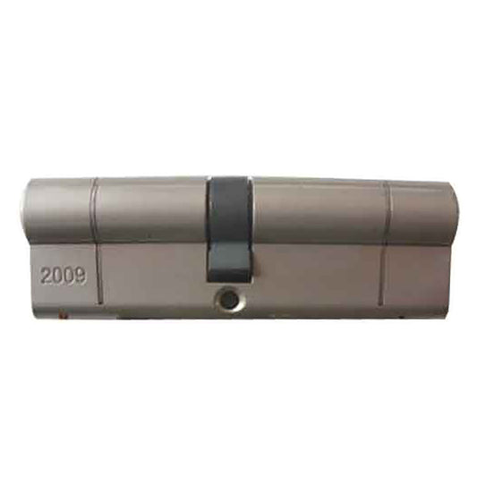 Euro Profile Double Keyed Cylinder, 95mm Offset 40/10/45 - Brushed Satin Nickel