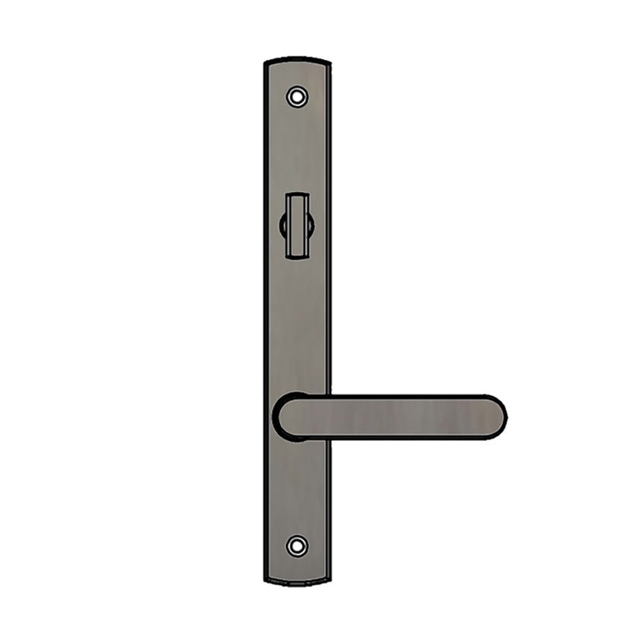 Truth Sentry Lock Handle Set, Contemporary, Decorative over Solid Brass, PVD Bronze - Truth Sentry Lock Handle Set, Contemporary, Decorative over Solid Brass, PVD Bronze