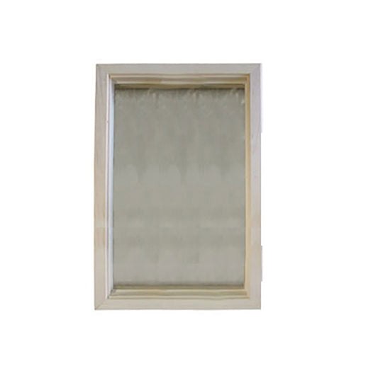 Wood Frame Door Lite 22 x 36 Single Pane Glass