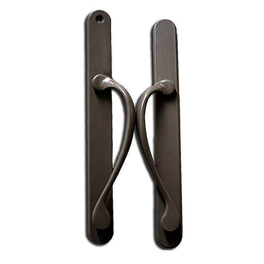 Marvin Narrow Traditional, Passive Sliding Patio Door Handle -  Dark Bronze
