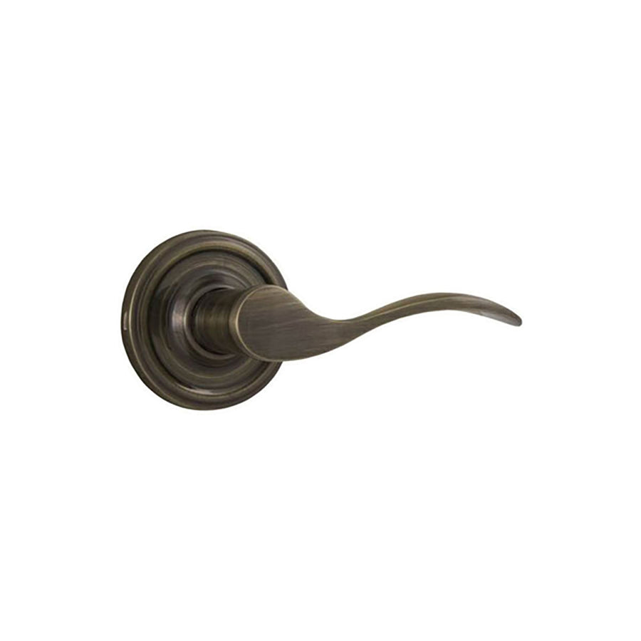 Weslock Bordeau Privacy Door Lever Right Handed Antique Brass Door Handle - Weslock Bordeau Privacy Door Lever Right Handed Antique Brass Door Handle