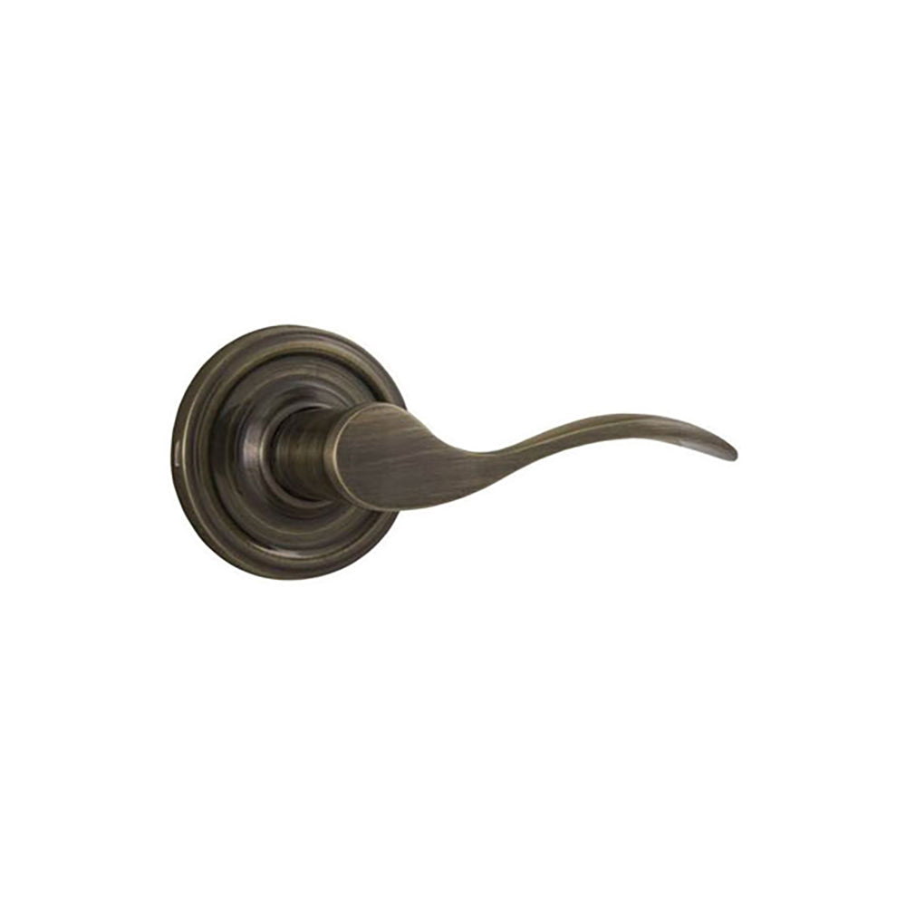 Weslock Bordeau Privacy Door Lever Right Handed Antique Brass Door Handle - Weslock Bordeau Privacy Door Lever Right Handed Antique Brass Door Handle