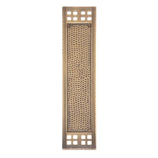 Arts & Crafts Push Plate 2-1/2" x 11-1/4"
