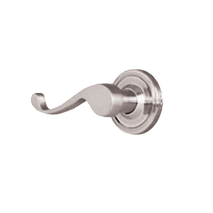 Kwikset Calais Door Lever Left Hand Passage Door Lever Satin Chrome Door Handle - Kwikset Calais Door Lever Left Hand Passage Door Lever Satin Chrome Door Handle