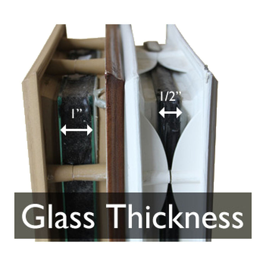 Therma-Tru Full Lite Surround with Tempered Glass 22 Inch x 64 Inch - Therma-Tru Full Lite Surround with Tempered Glass 22 Inch x 64 Inch
