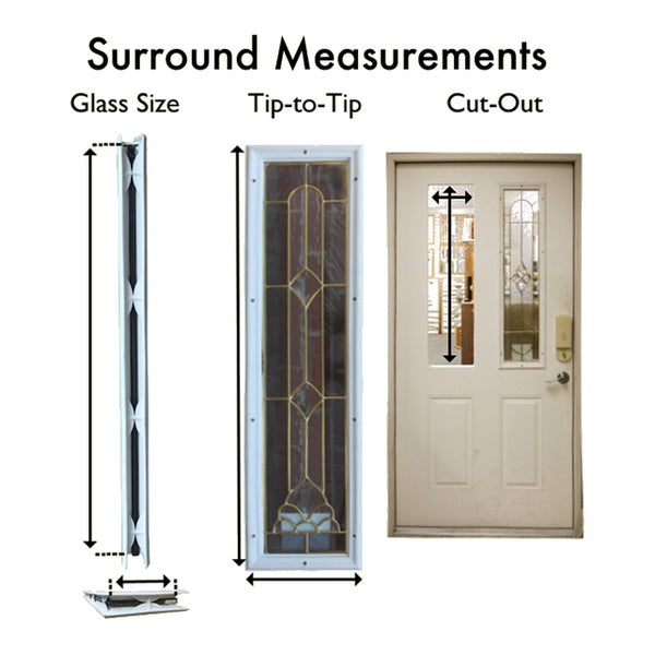 Therma-Tru 7 x 64 x 1/2 5-Lite Sidelite Surround w/Glass door lite - Therma-Tru 7 x 64 x 1/2 5-Lite Sidelite Surround w/Glass door lite