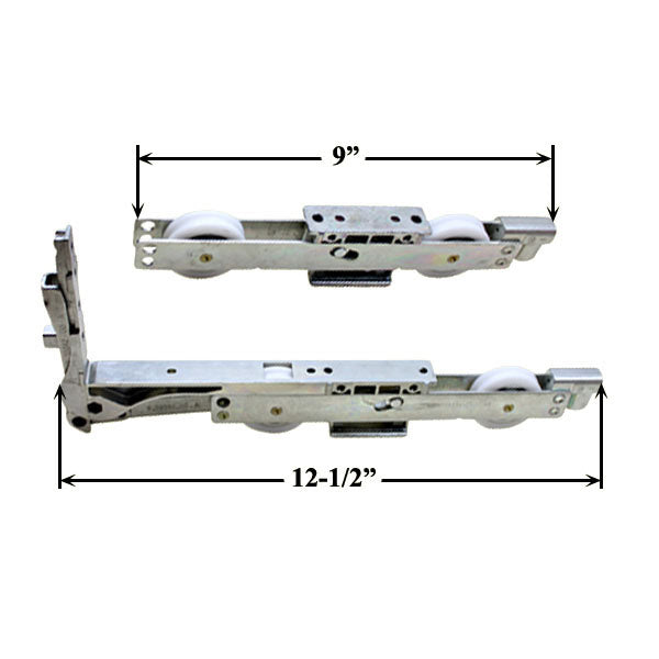 GU Ferco Sliding Door Roller Pair Front and Rear Sliding Door Runners with Rollers - GU Ferco Sliding Door Roller Pair Front and Rear Sliding Door Runners with Rollers