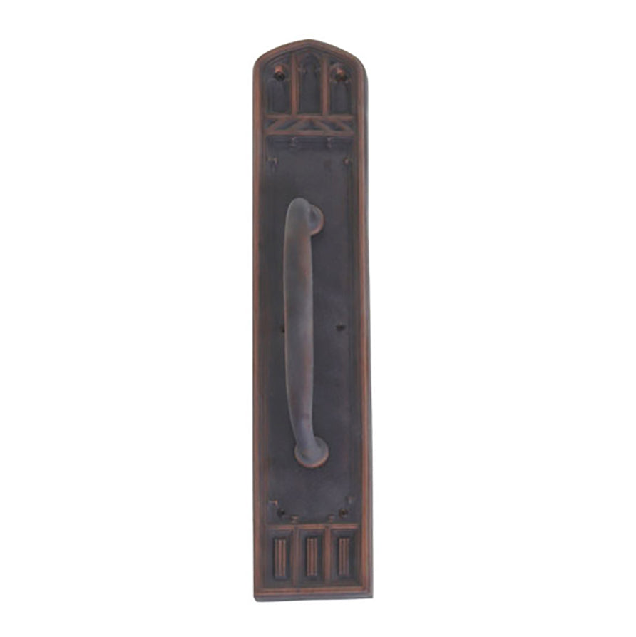Oxford Pull Plate with Colonial Revival Pull 3-3/8