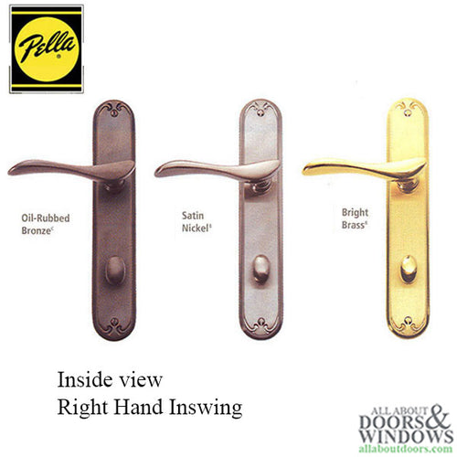 Pella Door Handle For Hinged Doors Right Hand Keyed Active Handleset - Pella Door Handle For Hinged Doors Right Hand Keyed Active Handleset