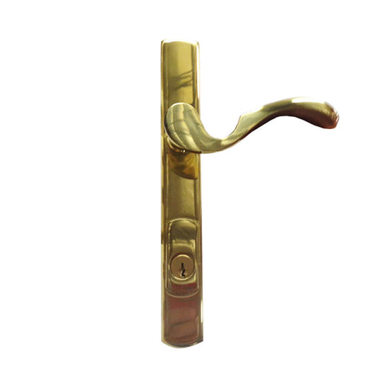 G-U Capri Handle and 30 mm Plate Series, Brass, Active, Polished Brass