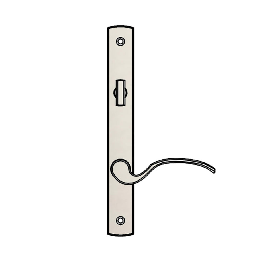 Truth Sentry Lock Handle Set, Traditional, Decorative finish over Brass, PVD Nickel - Truth Sentry Lock Handle Set, Traditional, Decorative finish over Brass, PVD Nickel