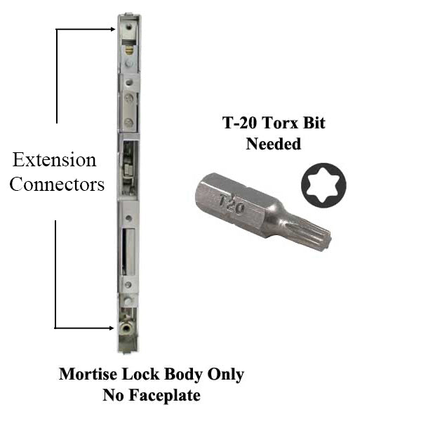 P1000 Active Gearbox, 45/92 Mortise Lock Case Body, American Version - P1000 Active Gearbox, 45/92 Mortise Lock Case Body, American Version