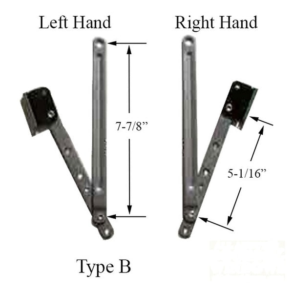Peachtree Top Type B Casement Hinge - Peachtree Top Type B Casement Hinge