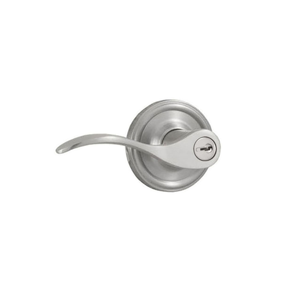 Weslock Bordeau Door Lever Left Handed Keyed Satin Chrome Door Handleset - Weslock Bordeau Door Lever Left Handed Keyed Satin Chrome Door Handleset